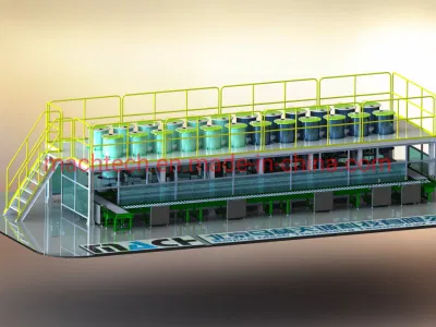 ゴム混練機用粉体自動バッチングシステム